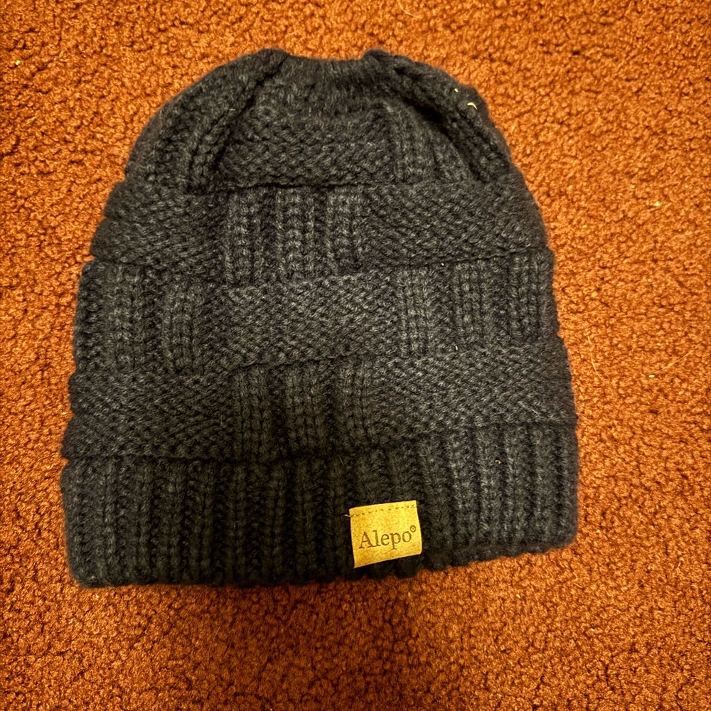 Black Knit Beanie